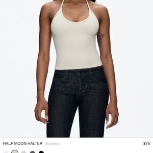 Tankair half moon halter in soybean xs